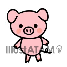 かわいい豚2