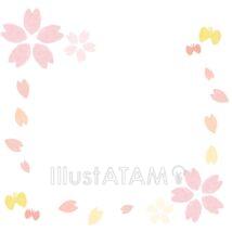 4月のおたよりのフレーム