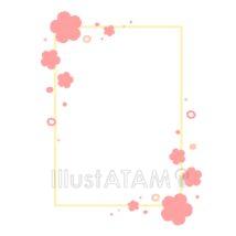 4月のフレーム（縦向き）