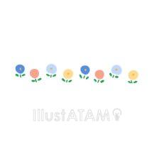 4月のライン（チューリップ）