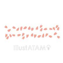 4月のライン（桜）