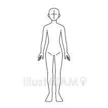 8頭身のキャラクター