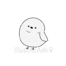 おしゃれなかわいいシマエナガ