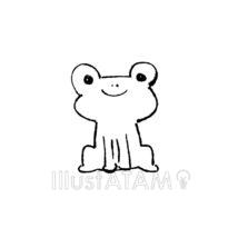 おしゃれなカエル