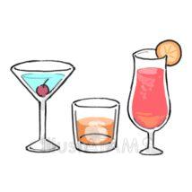 おしゃれなカクテル（3種類）