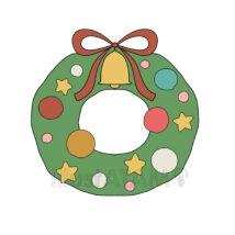 おしゃれなクリスマスリース