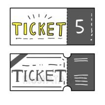 おしゃれなコンサートチケット