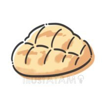 おしゃれなメロンパン