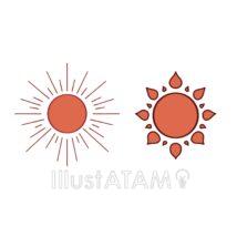 おしゃれな太陽（2種類）
