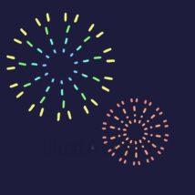 おしゃれな打ちげ花火