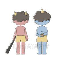 おしゃれな節分（鬼）