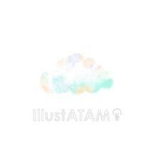 おしゃれな雲（小さい）