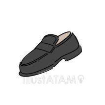 おしゃれな革靴（黒色）