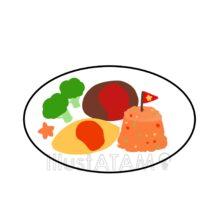 お子様ランチプレート