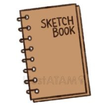 お絵かき用スケッチブック