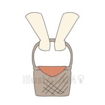 かごを持つ手,かご,ピクニック,手,買い物のイラスト素材
