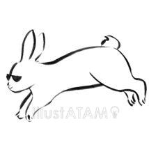 かっこいいうさぎ（サングラス）
