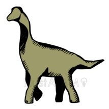 かっこいいブラキオサウルス,かっこいい恐竜,ブラキオサウルス,動物,恐竜のイラスト素材