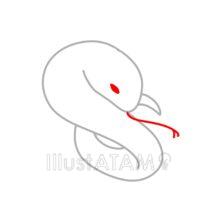 かっこいいリアルなヘビ