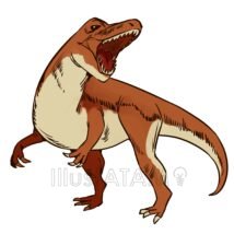 かっこいい恐竜（ティラノサウルス・カラー）