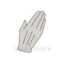 かっこいい手袋（白色）