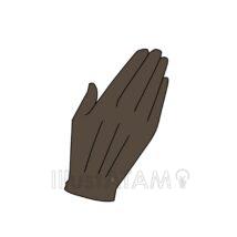 かっこいい手袋（茶色）