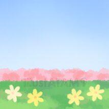 かわいい4月の背景