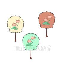 かわいいうちわ