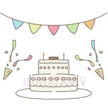 かわいいおしゃれな誕生日