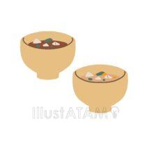 かわいいみそ汁