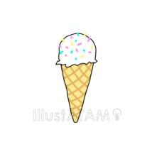 かわいいアイス（バニラ味）