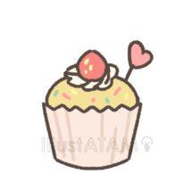 かわいいカップケーキ