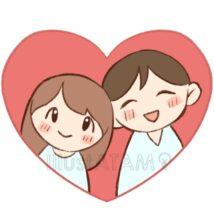 かわいいカップル（男女）