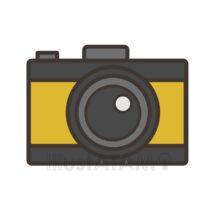 かわいいカメラ（黄色）