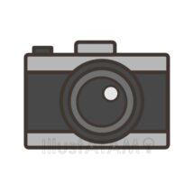 かわいいカメラ（黒色）