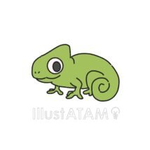 かわいいカメレオン