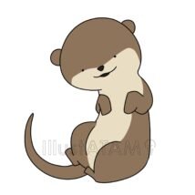 かわいいカワウソ