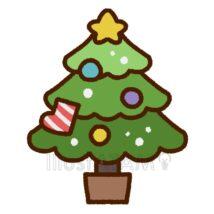 かわいいクリスマスツリー