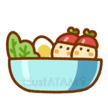 かわいいサラダ