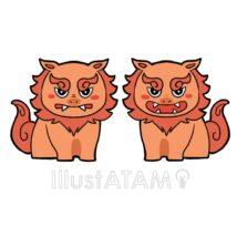 かわいいシーサー