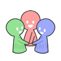 かわいいチームワーク