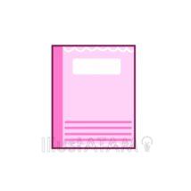 かわいいノート（ピンク色）
