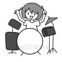 かわいいバンド（ドラム）