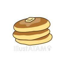 かわいいパンケーキ（バター）