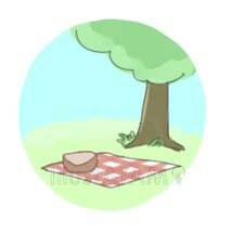 かわいいピクニック