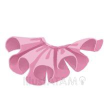 かわいいフリル（ピンク色）