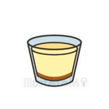 かわいいプリン（カップ）,おやつ,スイーツ,デザート,プリンのイラスト素材
