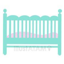 かわいいベビーベッド