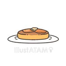 かわいいホットケーキ
