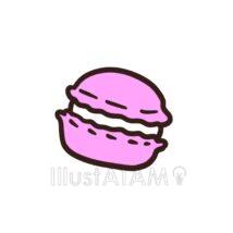 かわいいマカロン（ピンク色）